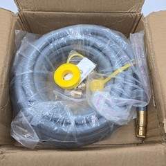 Aekops 24FT 1/2 Natural Gas Hose Quick Connect Generator Grill CSA Brass 100K