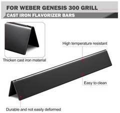 Genesis E310 Grill Parts 7621 Flavorizer Bars 7524 Grill Grates & Heat Deflector