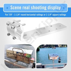 58182 Stow N’ Go Grill Rail Mount Bracket for Any Kuuma Stow N’ Go BBQ Grill, Fi