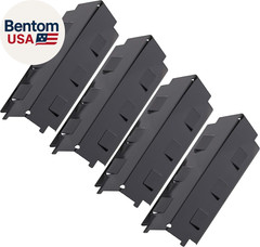 Porcelain Heat Tents for Convective Gas Grills – 4‑Pack Heat Shields, 14.64″ L X
