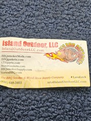 Island Outdoor, LLC 5-3/8″ Stainless Spring Handle with 1/2″ Steel Rod, 6″ Wide