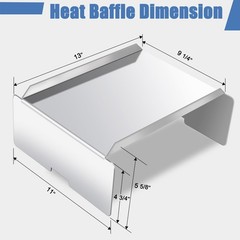 Heat Baffle Diffuser Replacement for Traeger, Z Grill, Pit Boss, Camp Chef – Pel