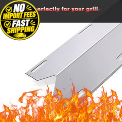 Cozilar 17 3/4″ Grill Heat Shield Plates Burner Cover Gas Grill…