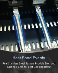 Grill Heat Shield Plates Burner Cover Burner Tubes Grill Ignitors for Nexgrill