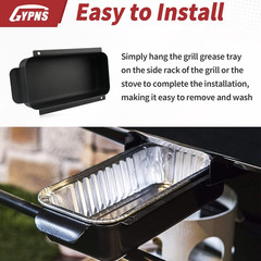 G416-0015-W1 Grill Grease Pan – for Charbroil Grill Grease Tray Replacement Part