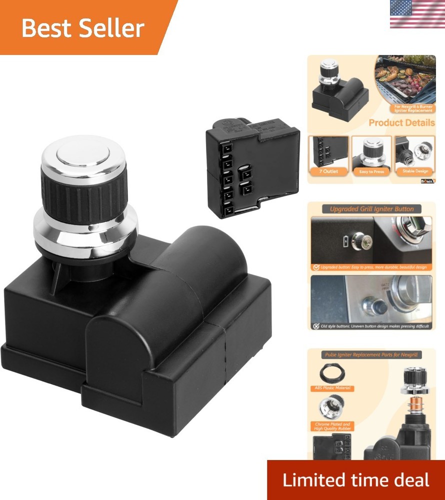 Nexgrill 6 Burner 7 Outlet Pulse Igniter DHL1287Q Fits 7200898 Generator
