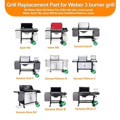 Safbbcue Grill Parts Kits For Weber Spirit 300 700 900 Genesis Silver/Gold B/C