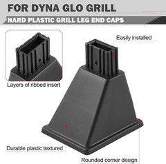 Grill Replacement Protector Leg End Cap for Dyna Glo Grill Replacement Parts …