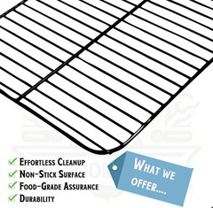 Porcelain Steel Cooking Grid 25 3/16″ x 13 12/16″ for Charbroil Classic 360