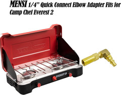 1/4 Quick Disconnect Propane Elbow Adapter Fitting for Stansport Camp Chef