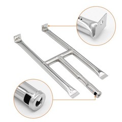 Burner Tube Set for Blackstone 22 Inch Table Top Griddle Set of 2 Stainless S…