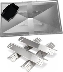 Adjustable Grease Tray (24″-27″) & 4-Pack Heat Plate 14 9/16, Nexgrill 4 Burner
