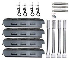 PN8741 4-Pack Heat Plates Burners Tubes for Charbroil Grills 14 5/8 Inch