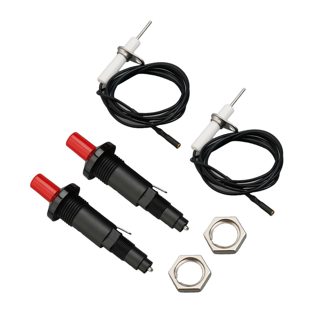 Reliable Piezo Spark Igniter for Gas Fireplace Grill BBQ Stove (2 pack)