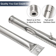 Grill Rebuild Kit for Charbroil 463436215 Burner Heat Plate Carryover Tube