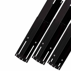 3x Adjustable Porcelain Steel Heat Plate, Heat Tent & Flame Tamer For Gas Grill