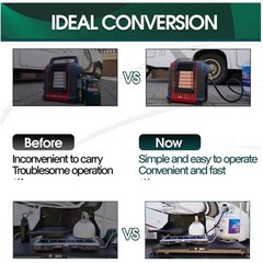 Cost-Effective Propane Grill Hose – 1lb to 20lb Adapter