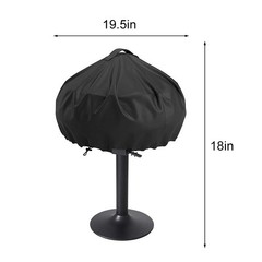 Electric Grill Cover for Mini Grills with 420D Oxford Waterproof Fabric