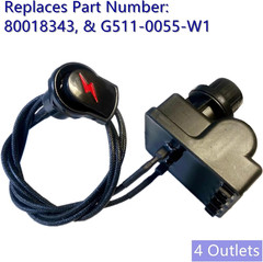 4 Outlets Remote Switch Electronic Igniter Kit for Char-Broil G511-0055-W1 and O