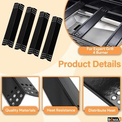 Heat Plate Burner XG1910100202 For Expert 4 Burner 7200789H Gas Grill