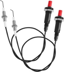 2Pcs Piezo Igniter with Spark Ignition, Propane Push Button Threaded Electrode B