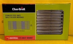 Char-Broil Universal Stainless Steel Grate 5674 Adjustable 14” to 19.5” NEW