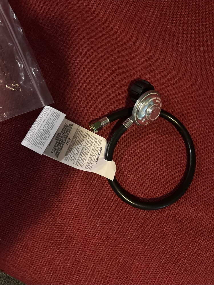Gas Grill Replacement LP Propane Regulator and 23″ Long Hose