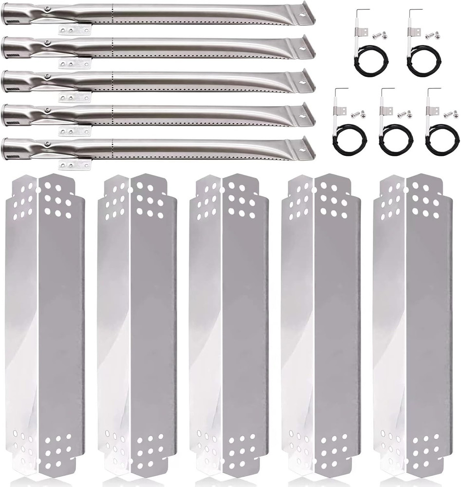Repuestos para parrilla Nexgrill 4 y 5 quemadores placas acero tubos encendido