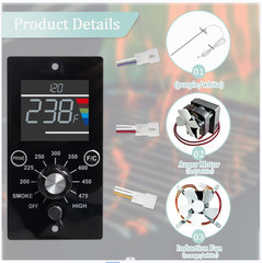 Upgrade Digital Control Board Kit Compatible with Pit Boss Tabletop Wood Pellet
