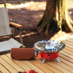 Outdoor Camping Stove Portable Stainless Steel Wind Resistant Compact Cooker