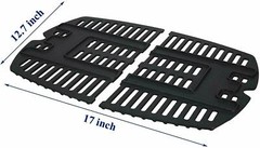 BBQ Grill Cooking Grid Grate Replacement for Weber Q100 Q140 Q1000 Q1200 Q1400