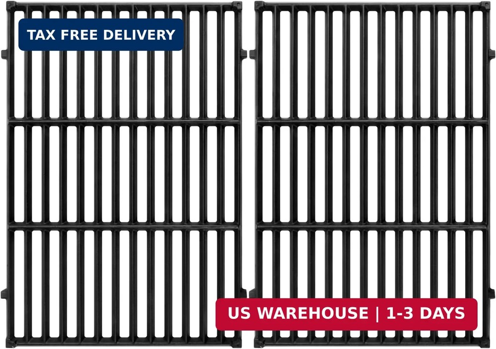 GGC 7638/7639 Grill Grates for Weber Spirit &Spirit II 300 Series, 17.5″ Grill P