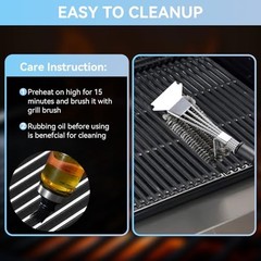 17″ Cooking Grates for Charbroil 3pcs grates|17″ x 9 1/2″ | for 3 Burner