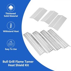 47628 16631 Flame Tamer 16520 Heat Shield Grill Replacement Parts for Bull Gr…