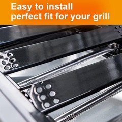 Hisencn Grill Replacement Parts for Expert 720-0789H 4 Burner Gas Grill Stain…