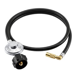 Blackstone 17″&22″ Propane Hose Adapter 5FT Regulator 90° Degree Elbow