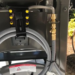 24FT BBQ Natural Gas Line 3/8″ ID Hose Quick Connect for Converted Grill