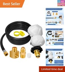 12 FT F273684 Propane Hose 2-Stage Regulator