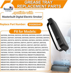 Grease Tray Replacement Parts for Masterbuilt Digital Electric Smoker, 910060047