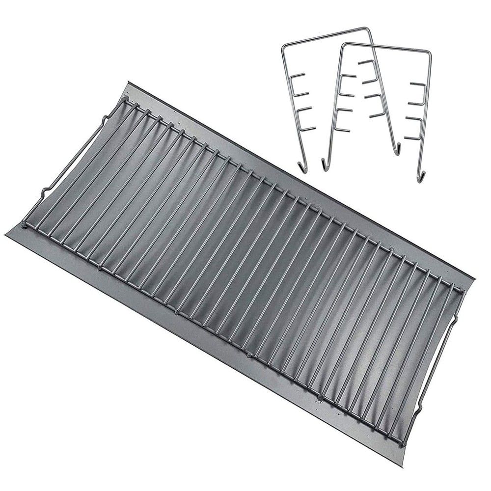 27 Inch Ash Pan Replacement for Char Griller 1224 1324 2121 2222 2727 Charcoal