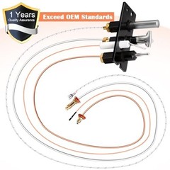 Natural Gas Pilot Assembly Kit for Fireplaces – Thermocouple, Thermopile & Tubin