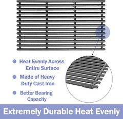 17 Inch Cast Iron Cooking Grate For Gas Grill Fit For Charbroil Tru Infrared 463