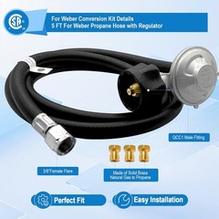 Natural Gas to Propane Conversion Kit for Weber Spirit II 310/315/E310/210,For W