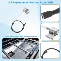 Grill Parts Kit for Expert Grill 720-0789H Burner Heat Shield XG19-101-002-02