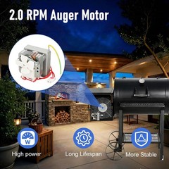 NEW Grill Auger Motor Induction Fan Kit Fire Burn Pot Hot Rod Ignitor Traeger Pi