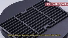 Cast Iron Grill Grate Replacement 2 Burner 18 Inch Enamel Gas Grill Grates