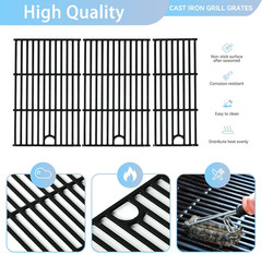 17″ Grill Grates for Charbroil Performance 5 Burner 463448021 463449021 46345002