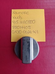 KENMORE GAS CONTROL KNOB Barbecue 415.16110800 G430-0026-W1 80014405