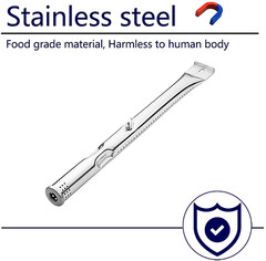 Burners 4-Pack Stainless Steel 14 7/16″ x 1″ Replacement for Charbroil Gas Grill