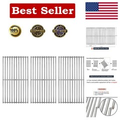 Grill Grates Replacement – Heavy-Duty 304 Stainless Steel for Outdoor Cooking